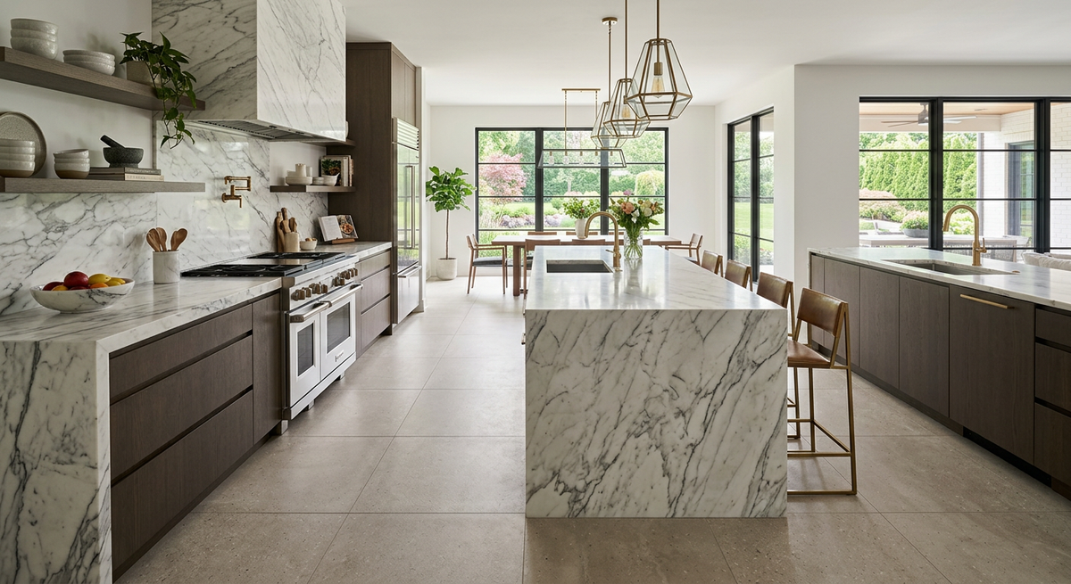 Contemporary Kitchen Remodel by Unique Tile — Project 1 project photo